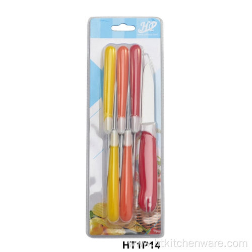 Plastic Fruits Knife paring knife with two color handle Manufactory